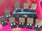 Fabulous Collection Wedgwood Jasperware Christmas Thimbles 1981-1989 18 Thimble