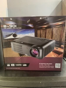 BRIGHTLINE VISUAL PROJECTORS B-901 LED, 3D, 4K, 1080p, 4500 Lumens, 50 to 250” - Picture 1 of 2