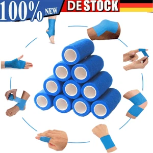5-100X Elastische Binden Selbsthaftende Haftbandagen Fixierbinde Kohäsiv Verband - Bild 1 von 18