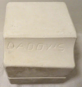 Ceramic Slip Mold DADDY'S POT MOLD #D-167 Decorative exterior abt 7 x 3 1/4 in - Picture 1 of 4