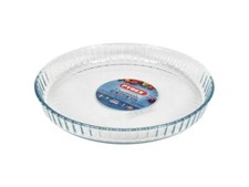 FORMA PER CROSTATA TORTIERA TEGLIA IN VETRO TEMPERATO FORNO PYREX CM. 28