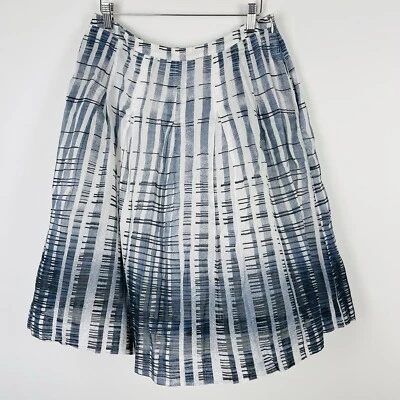 Sportscraft Size 10 Womens Skirt A Line Side Zip Lined 100% Cotton Pockets Boho - image 1 of 4