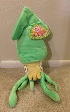 Plush NWT Green And Yellow Squid Sea Animal Stuffed Animal Sugar Loaf