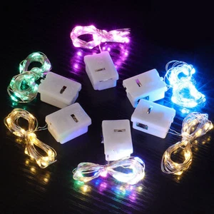 String Fairy Lights Wire Decorations Lights For Wedding Christmas Party Decor - Picture 1 of 16