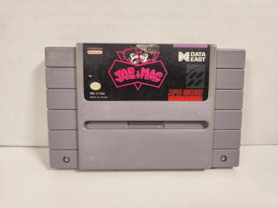 Joe & Mac (Super Nintendo Entertainment System, 1992)  - Image 1 of 1