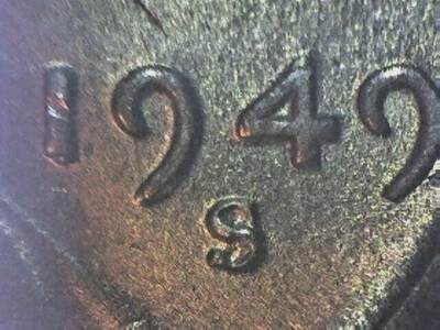 1949-S LINCOLN WHEAT CENT DDO  HIGH GRADE GEM BU  MMB - Image 1 of 4