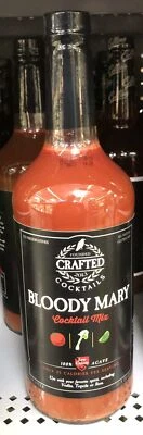 JOETLC Crafted Cocktails Bloody Mary Cocktail Mix 1 liter Bottle Vodka Mixer