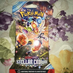 Pokemon Trading Card Game TCG: Scarlet & Violet - Stellar Crown Sleeved Booster - Bild 1 von 2