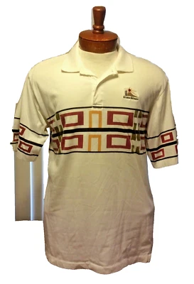 Camisa polo Arizona Biltmore de colección para hombre blanca geométrica  Foto 1 de 4