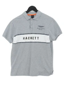 Hackett Women's T-Shirt Grey Cotton with Elastane Basic - Picture 1 of 6