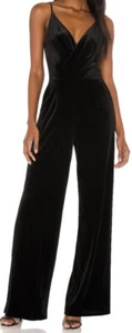L'AGENCE Velvet Romper Jumpsuit Sz 2 Strappy Chic Spring Summer NWT - Picture 1 of 9