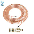 25 Foot Roll Coil of 3/16 OD Copper Coated Brake Line Tubing Kit w/ 16 Fitting Peugeot 307