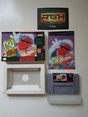 JUEGO COOL SPOT SUPER NNINTENDO EE. UU. SNES CASI COMO NUEVO CON Foto 1 de 4