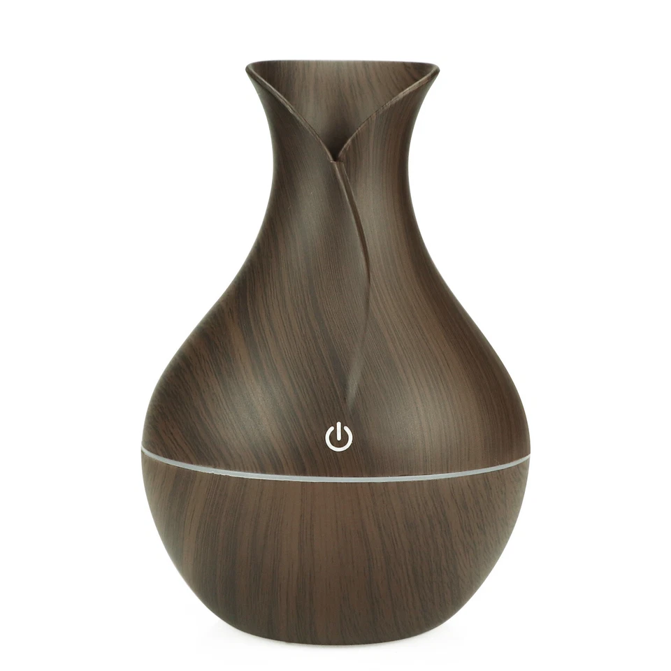 130ML Mini Vase Aroma Diffuser Aromatherapy Air Humidifier 5V USB 7 LED Colors - Image 1 of 1