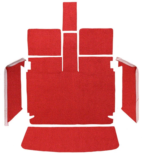 Dodge Charger Fastback 1966-1967 repuesto bucle alfombra área trasera Foto 1 de 1