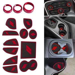 For Dodge Challenger Accessories 2015-2023 Anti Dust Mats Insert Decor Trim Set - Foto 1 di 17