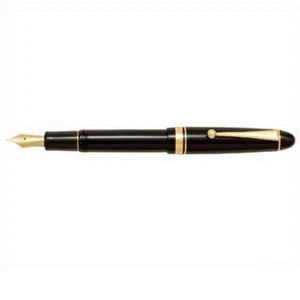 Pilot Fountain Pen Custom 742 Black Brush-like Soft Volkan FKK-2000R-B-FA - Picture 1 of 1