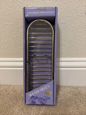 "Combo cesta 11"" 501-PVD de latón macizo para ducha baño artículos de tocador salpicaderos de jengibre" Foto 1 de 4