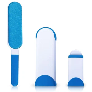 Fur Magic Pet Hair Remover Lint Brush With Self-Cleaning Base, Reusable Fluff - Picture 1 of 8