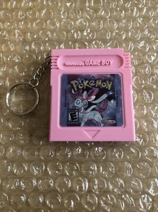 Pokémon Sylveon keychain Gameboy Nintendo cartridge retro anime - Picture 1 of 3