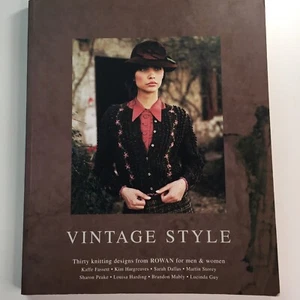 Rowan Vintage Style 30 Designs Fasette Hargreaves Mens Ladies Knitting Patterns - Picture 1 of 12
