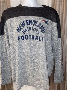 NEW ENGLAND PATRIOTS Shirt Long Sleeve MAJESTIC Men’s XL/TG VINTAGE Soft Comfy - Picture 1 of 4