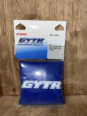 GYTR Air Filter Pre Cover Yamaha Raptor 700 YFM700R ATV Blue OEM Dust Protector Foto 1 de 3