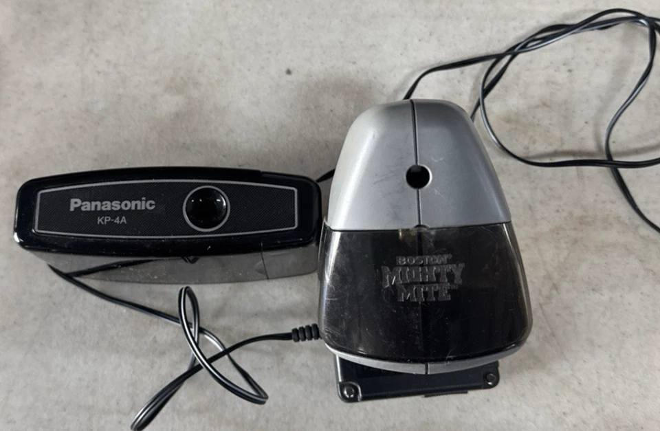 Lote de 2 sacapuntas Boston Mighty Mite Panasonic kp-4a Foto 1 de 1