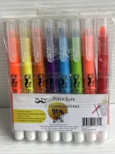 Mr. Pen No Bleed Gel Textmarker, Bibel Textmarker, verschiedene Farben, 8er Pack - Bild 1 von 5