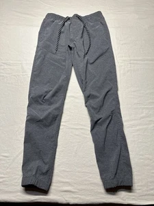 Hurley Men's Twill Jogger Size Medium Gray Pacer Tech Stretch Water repellent - Picture 1 of 17