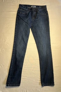 Nautica Kids Skinny Fit Jeans Blue Size 12 Less Water More Style Dark Blue - Picture 1 of 10