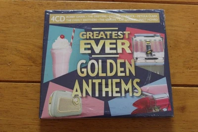 Greatest Ever Golden Anthems 4CD Set New Sealed 50s 60s Rock Pop Soul Psych New - Image 1 of 2