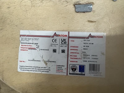 6242Y 10mm Twin and Earth Cable 100m Length for Shower and Cooker - Image 1 of 3