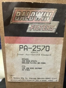 Filtro de aire Baldwin Filters Pa2570, 3-3/8 X 11-3/32 pulgadas - Imagen 1 de 2