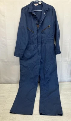 Walls Master Made Coveralls Jumpsuit 44R Size 44 Blue Uninsulated - Image 1 of 4