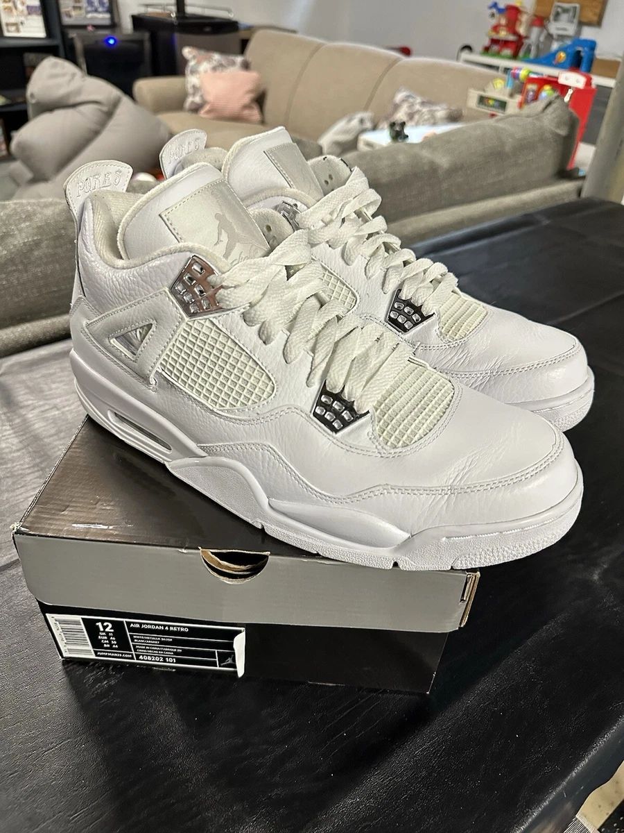 靴 Air Jordan 4 Retro Silver anniversary Jordan 4 Retro Silver Anniversary Men's - 408202-101 - US