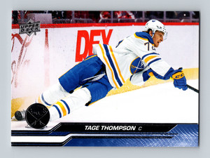 2023-24 Upper Deck Series 1 Base - 17 - TAGE THOMPSON