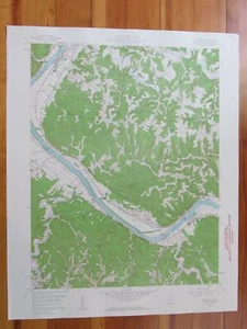 Winfield West Virginia 1960 Original Vintage USGS Topo Map - Picture 1 of 1