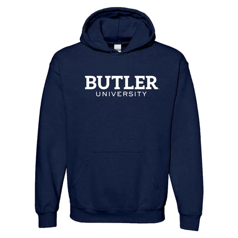 Butler Bulldogs Institutional Logo Hoodie - Navy Cover