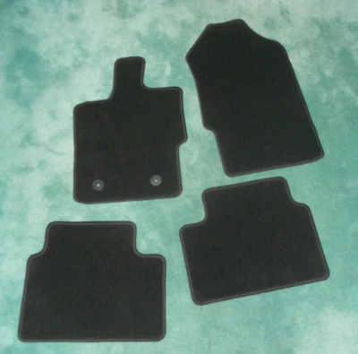 2019-2022 Ford Ranger XL/XLT Floor Mats Black Carpet 4-Pc Set OEM 2020 2021 - Image 1 of 4