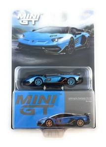 MINI GT LAMBORGHINI AVENTADOR SVJ 63 1/64 DIECAST BLU AEGIR BLUE MGT00784 Chase - Bild 1 von 5