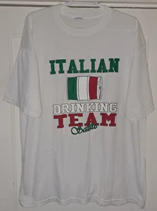Camiseta de saludo del equipo italiano Drinking XL - Imagen 1 de 16