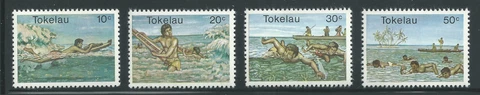 Tokelau Scott # 73-76 MNH Water Sports Swimming Cover