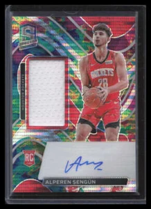 2021-22 Panini Spectra Celestial 201 Alperen Sengun Rookie Jersey Auto 92/99 - Picture 1 of 2