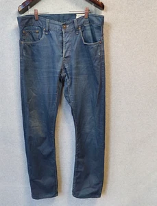 G Star Jeans Mens 34 Blue Denim G-Star 5 Pocket Black Label Button Fly - Picture 1 of 13
