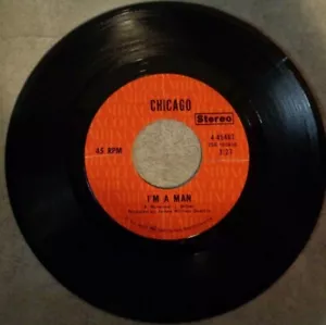 Chicago I’m A Man / Questions 67 & 68 45 RPM 1970 Columbia Vinyl Record - Picture 1 of 2