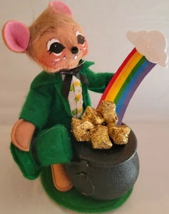 Olla de ratón dorado Annalee 6" Irish Rainbow St Patricks día 160420 - 2020 nuevo con etiquetas 🙂 - Imagen 1 de 12