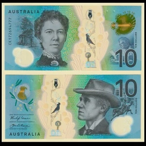 🇦🇺 Australia 10 Dollars 2017 Polymer P 63 Crisp Gem UNC - Picture 1 of 5