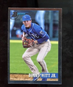 2021 Bowman Heritage Prospects Chrome Bobby Witt Jr #217 - Picture 1 of 2