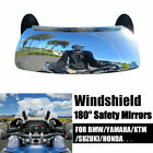 180° Windshield Blind Spot Adjust Rearview Mirror For Honda CBR1100XX 1996-2007